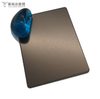 Fábrica Direct 304 Bronce Bead Blast Enrollado en frío Placa de acero inoxidable para azulejo decorativo