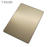 Venta caliente 304 Champagne Gold Bead Blow fría enrollada placa de acero inoxidable para construir